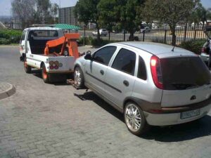 Dot Towing tow truck vehicle towing Opel Corsa